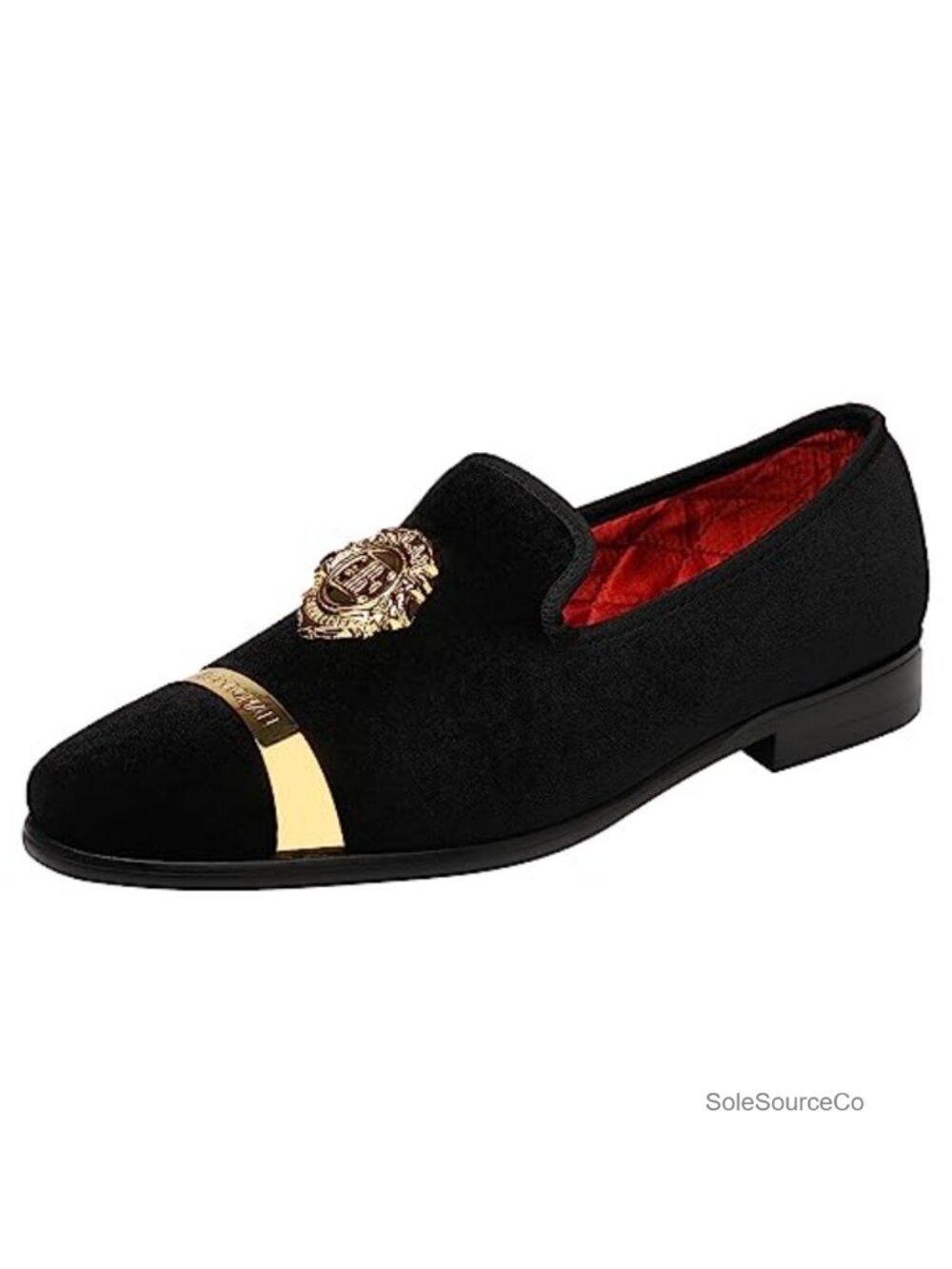 Men's Velvet Loafers Dress Wedding Party Shoes Cushioned Insole
